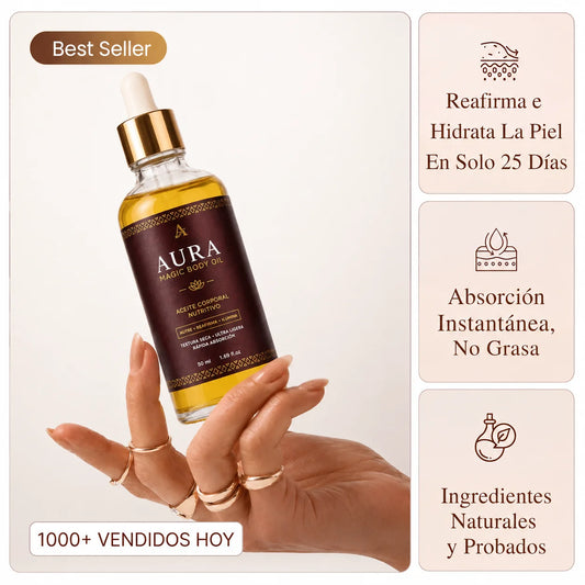 Aceite Corporal Nutritivo Aura Magic Oil